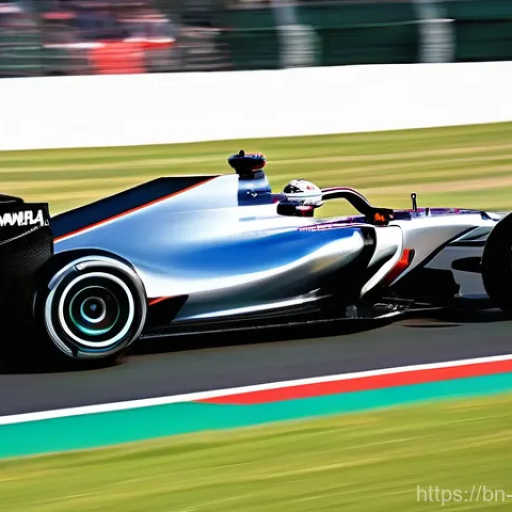 포뮬러 1과 드래그 레이싱의 차이 - **Prompt 1: Dynamic Formula 1 Car on a Winding Circuit** "A sleek, futuristic Formula 1 race car...
