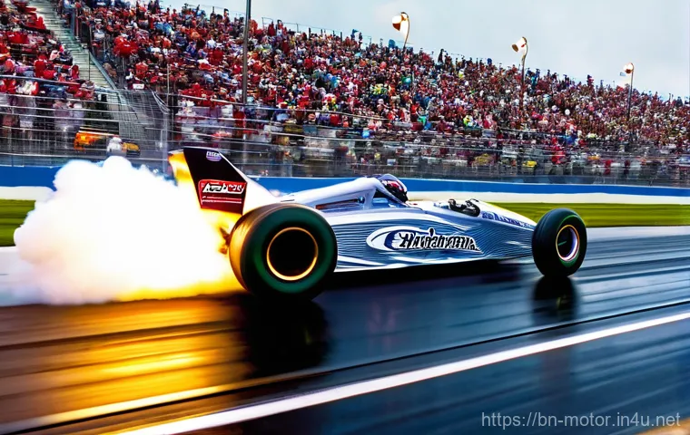 포뮬러 1과 드래그 레이싱의 차이 - **Prompt 1: Dynamic Formula 1 Car on a Winding Circuit** "A sleek, futuristic Formula 1 race car...