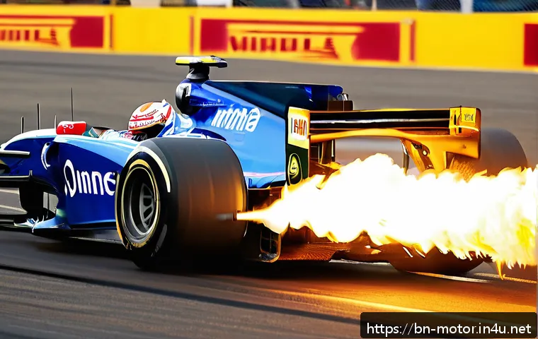 F1 머신의 배기 시스템 기술 관련 이미지 1